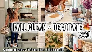 COZY FALL CLEAN & DECORATE 2024 to TRANSFORM YOUR HOME FOR AUTUMN | 3 Fall DIYs + Recipe