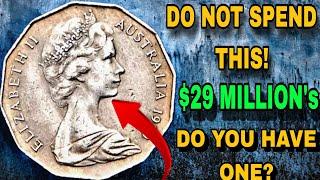 TOP 25 UNCOMMON AUSTRALIAN 50 CENTS COINS WORTH A LOT OF MONEY THAT COULD BE IN YOUR POCKET CHANGE!