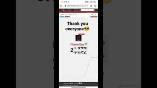 Phoneops army is now 22000 strong . Thank you everyone.