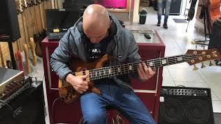 Fodera Elite Emperor Deluxe,5 strings ( Leny Pur pick ups) at Bass Center ,in Sao Paulo