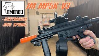DEMO - EMERBU MP5K (TOY) Gel Ball Blaster - M95 Spring - Custom Kit - Jinming JM MP5