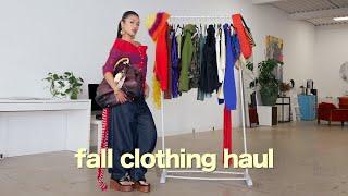 Try On Fall Clothing Haul | wardrobe essentials, accessories, shoes, etc.