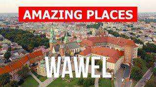 Wawel castle in 4k. Poland, Krakow places to visit