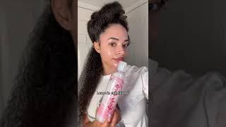 Curly hair routine 3c/4a natural hair #shorts