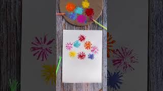 Straw Flower  PrintsToddler-Friendly #craft #mothersdaycard #montessori #preschool #kidscraft