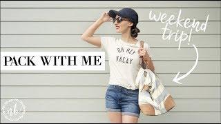 CHATTY PACK WITH ME | Weekend Trip | Natalie Bennett