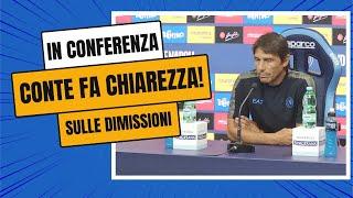 "DIMISSIONI CONTE?" | L'ALLENATORE del NAPOLI fa chiarezza in CONFERENZA STAMPA!