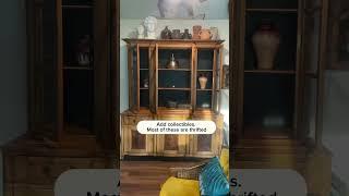 $125 VINTAGE CABINET GLOW UP  #airbnb #airbnbdesign #thriftflip #airbnbhosts #thriftstorefinds