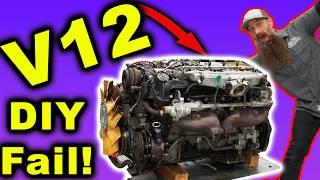 V12 Jaguar Engine DESTROYED By One Small Mistake