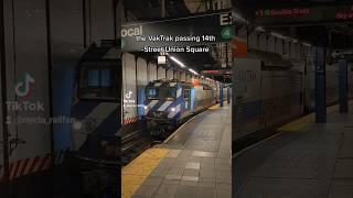 NYC Subway VakTrak passing through 14th Street Union Square