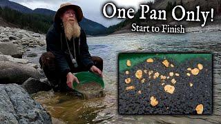 Gold Panning, Start to finish, no stops, no cuts, no edits.