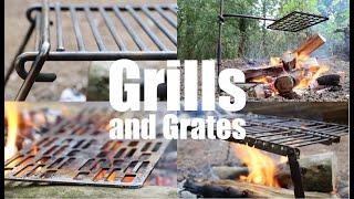 Grills, Grates and Fire Anchors.  What I use for Campfire Cooking.