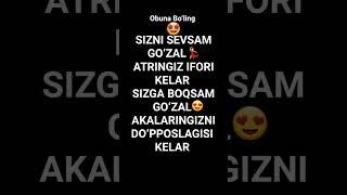 SIZNI SEVSAM GO‘ZAL #sherlar #saodat #top #shorts