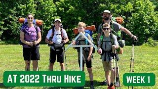 AT 2022 Thru Hike Week 1 - starting in New Jersey