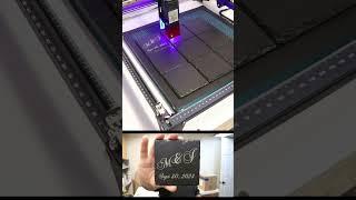 Engraving Slate coasters DIY #shorts
