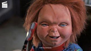 Child's Play 3: Chucky kills the school's barber HD CLIP