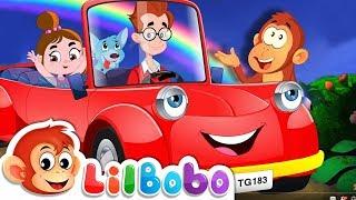 Driving in My Car | Little BoBo Nursery Rhymes and Kids Songs | FlickBox