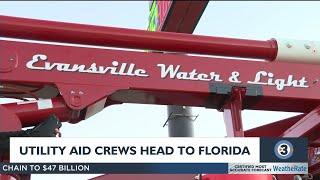 Utility aid crews head to Florida