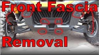 How-To Remove Front Bumper/Fascia On Can-Am Commander 1000