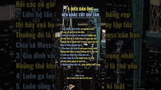 6 điều đàn ông nên khắc cốt ghi tâm  #bahadi #xuhuong