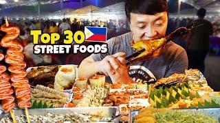 Top 30 STREET FOODS in the Philippines | Best CHEAP EATS from Manila to Davao