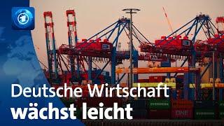 Geringes Wirtschaftswachstum in Deutschland