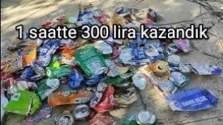 1 saatte 300 lira kazandık #değerlielementavcısı #scrap #hurda #ekgelir #hurdatoplama #aluminium