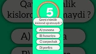 Biologiya savollar -5