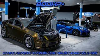 850HP CTSV vs 800HP C7ZR1 / 780HP C7Z06 / 880HP Camaro/ 900HP ZL1/ Twin Turbo C6 /900hp ESS 5.0 +