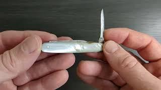 Hibbard Spencer Bartlett & Co. Mother of Pearl Pocketknife