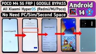 All Xiaomi HyperOS Google Account Unlock Poco M4 Pro Xiaomi HyperOS Frp Bypass without pc New 2024