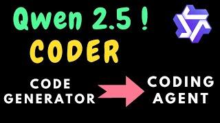 Qwen2.5 coder - Combines code generation with reasoning to build coding agents!