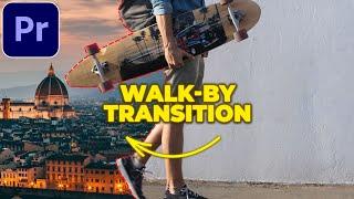 Walk By Transition Tutorial in Premiere Pro | Mask Transition Effect