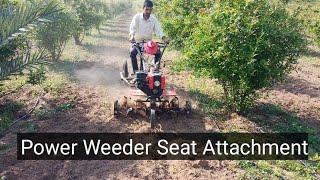 Power Weeder With Seat Attachment Testing #powerweedr