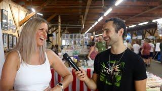 Visiting Vendors at the Farmington Fair