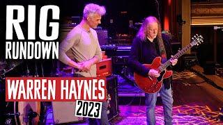 Warren Haynes Rig Rundown Guitar Gear Tour with Gov't Mule [2023]