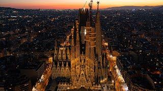 Sagrada Familia Barcelona Catalonia Spain 4K 2023