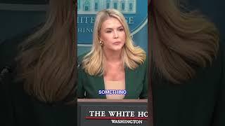 Karoline Leavitt cuts off CNN's Kaitlan Collins