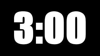 3 MINUTE TIMER | LOUD ALARM  ⏰