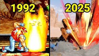 Evolution of Terry Bogard's Power Geyser