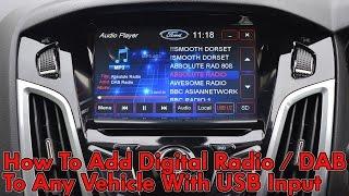 How To Add Digital Radio To Any Vehicle With USB Input