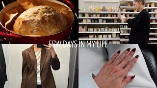 spend a few days with me | new nails, thrift shopping, target haul & gloomy days at home