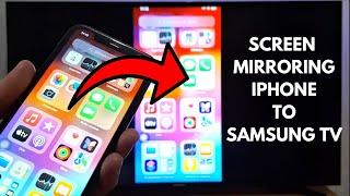 How to Screen Mirror iPhone to Any Samsung TV