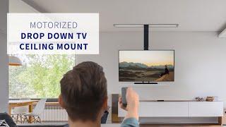 MOUNT-E-DN55 Motorized Drop Down TV Mount with Remote Control by VIVO