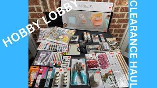 HOBBY LOBBY CLEARANCE HAUL | Everything I Wanted & MORE #journaling #journalingsupplies #haul