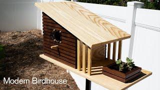 How to Build a Modern Birdhouse | Woodworking Project