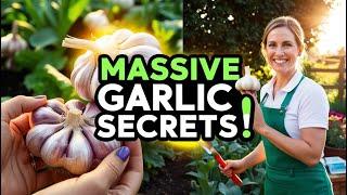 Grow Massive Garlic Bulbs!  Secrets Every Gardener Needs to Know!  home gardening