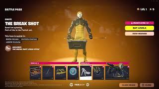 THE BREAK SHOT  NEW Fortnite Remix BattlePass Emote