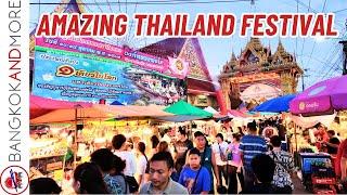 Huge THAILAND FESTIVAL with Amazing STREET FOOD