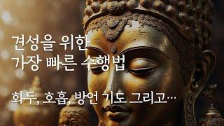 견성을 위한 가장 쉽고 빠른 수행법 | 화두, 호흡, 기도 수행법 요약 정리